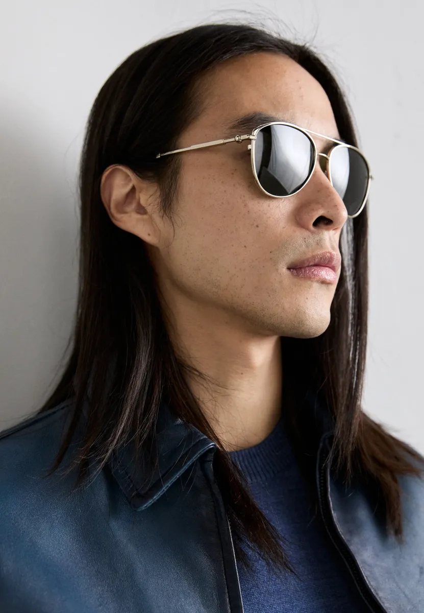 UNISEX - Sonnenbrille - light gold-coloured