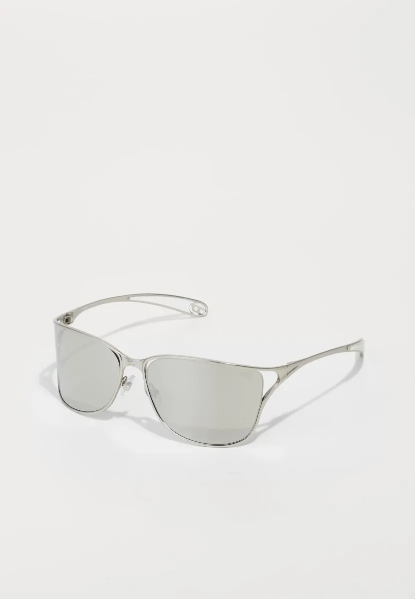 UNISEX - Sonnenbrille - matte silver-coloured/ivory mirror internal silver-coloured