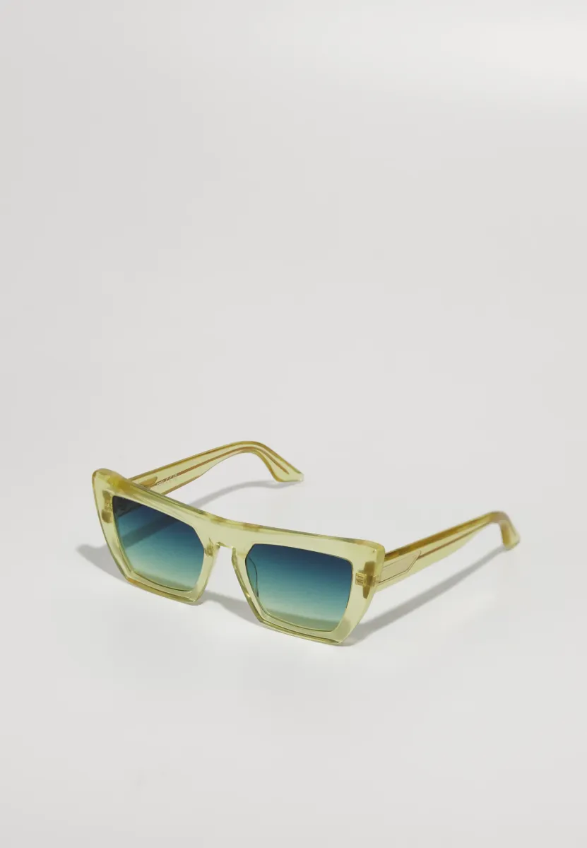 UNISEX - Sonnenbrille - shiny yellow/gradient green