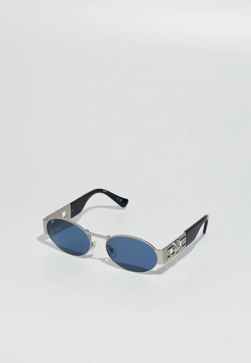 UNISEX - Sonnenbrille - silver-coloured/dark blue