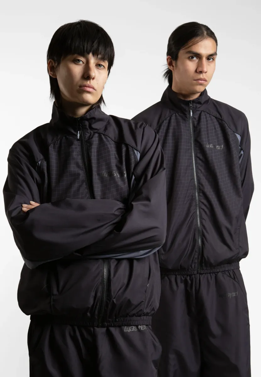 UNISEX SPINE TRACK - Trainingsjacke - black