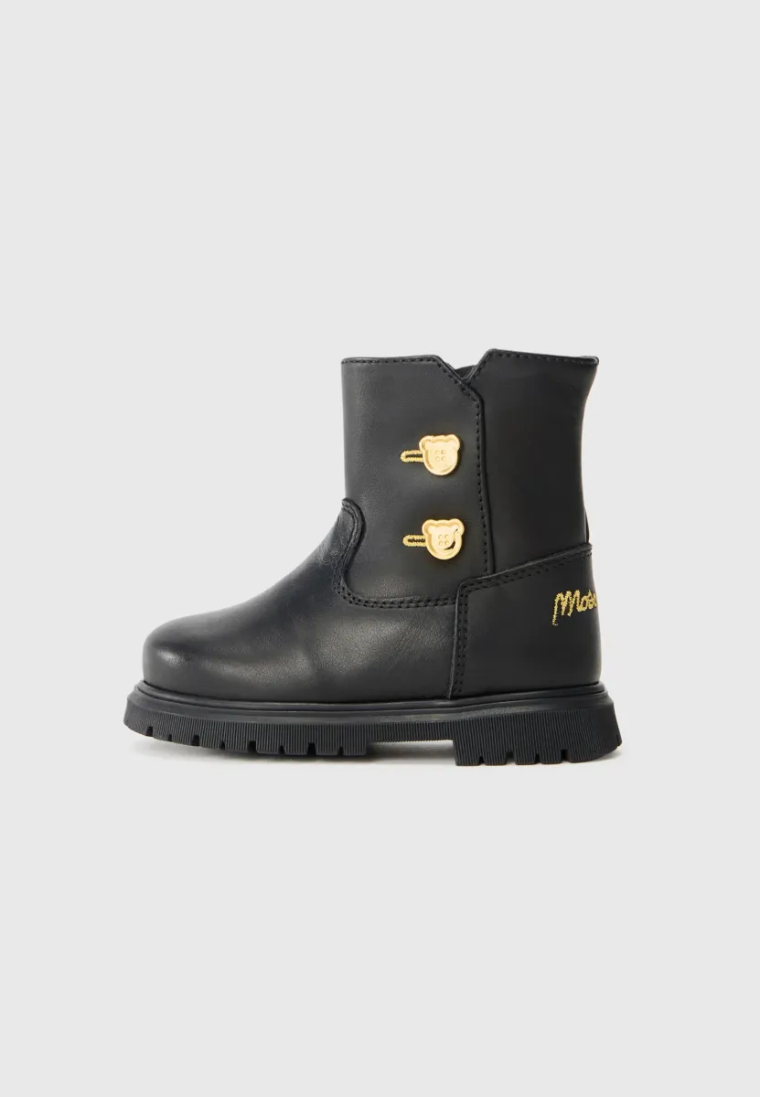 UNISEX - Stiefelette - black/gold-coloured