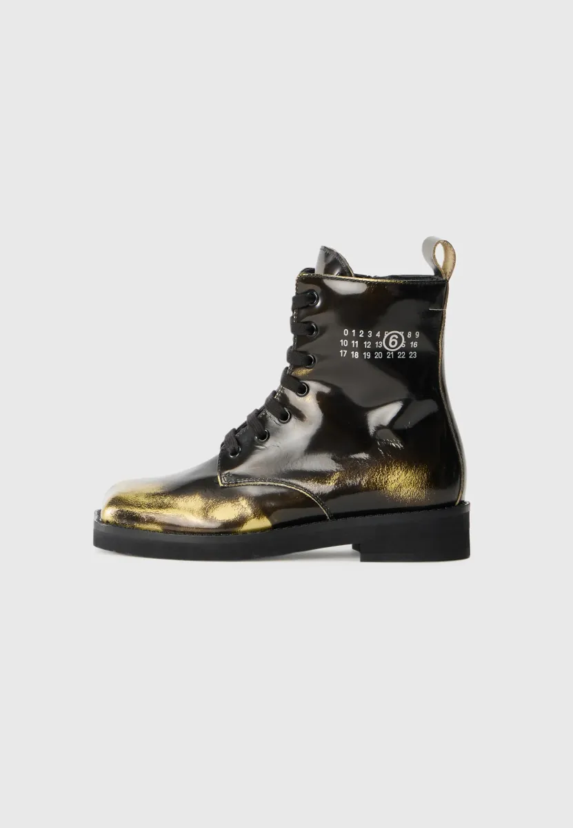 UNISEX - Stiefelette - black/silver-coloured