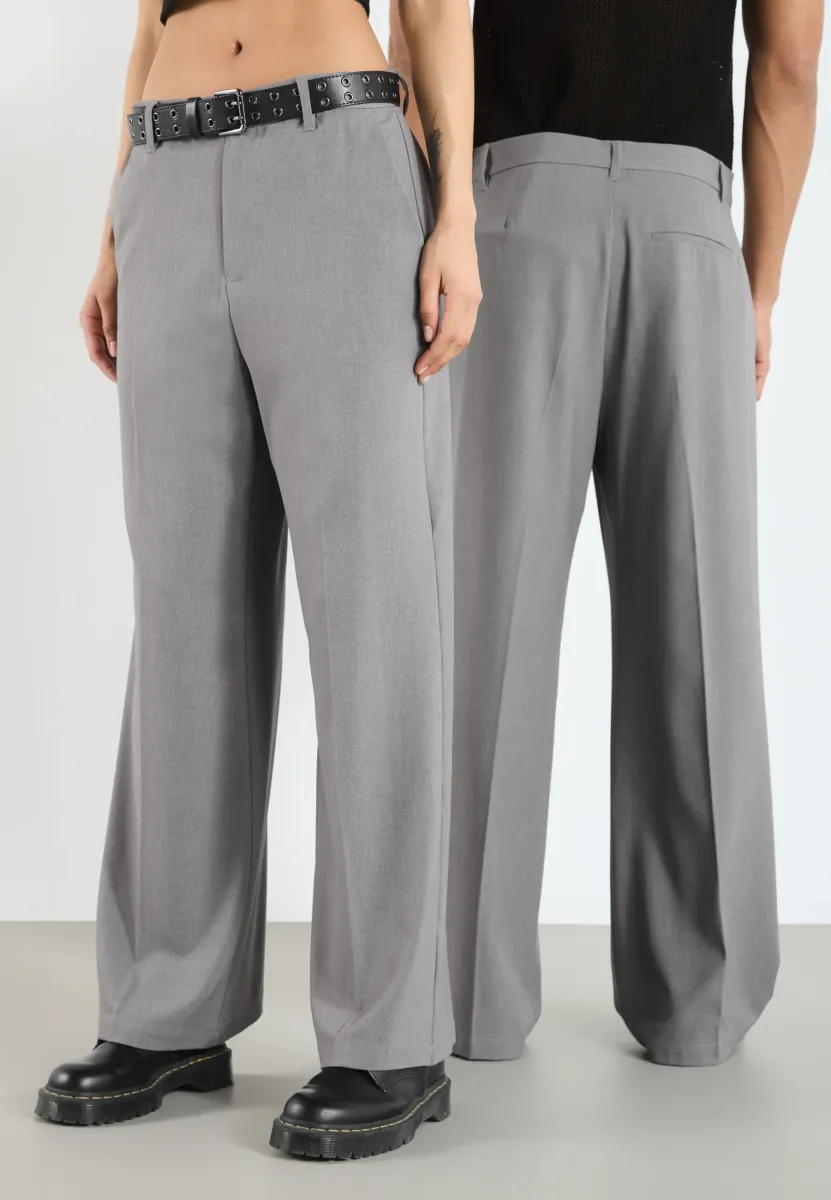 UNISEX - Stoffhose - mid grey