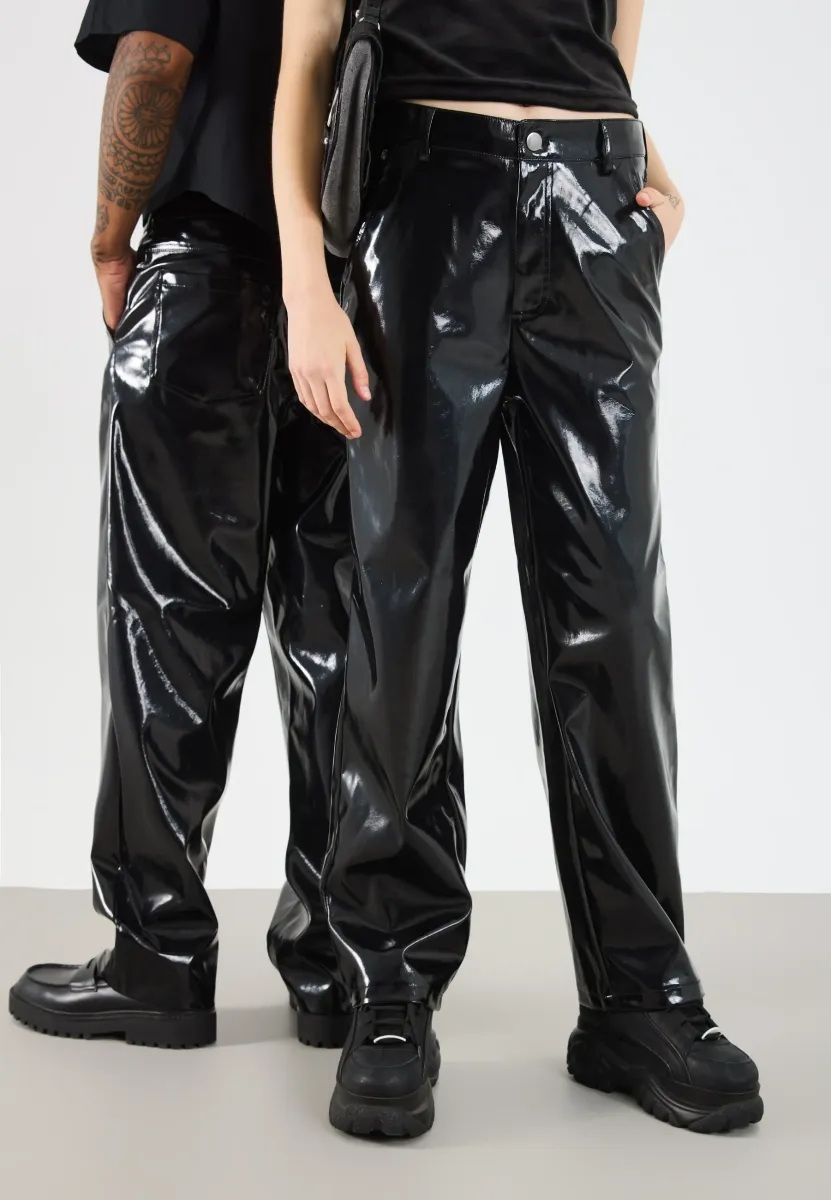 UNISEX - Stoffhose - silver