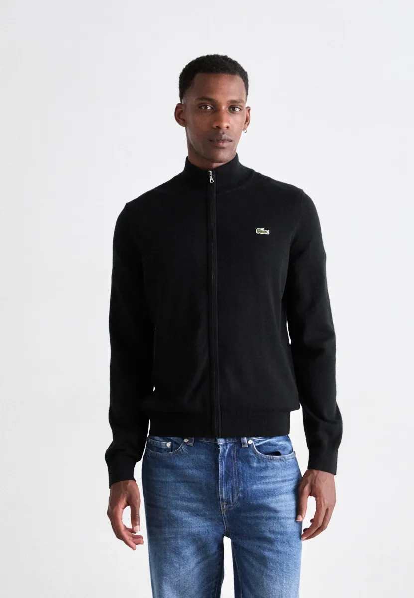 UNISEX - Strickjacke - black