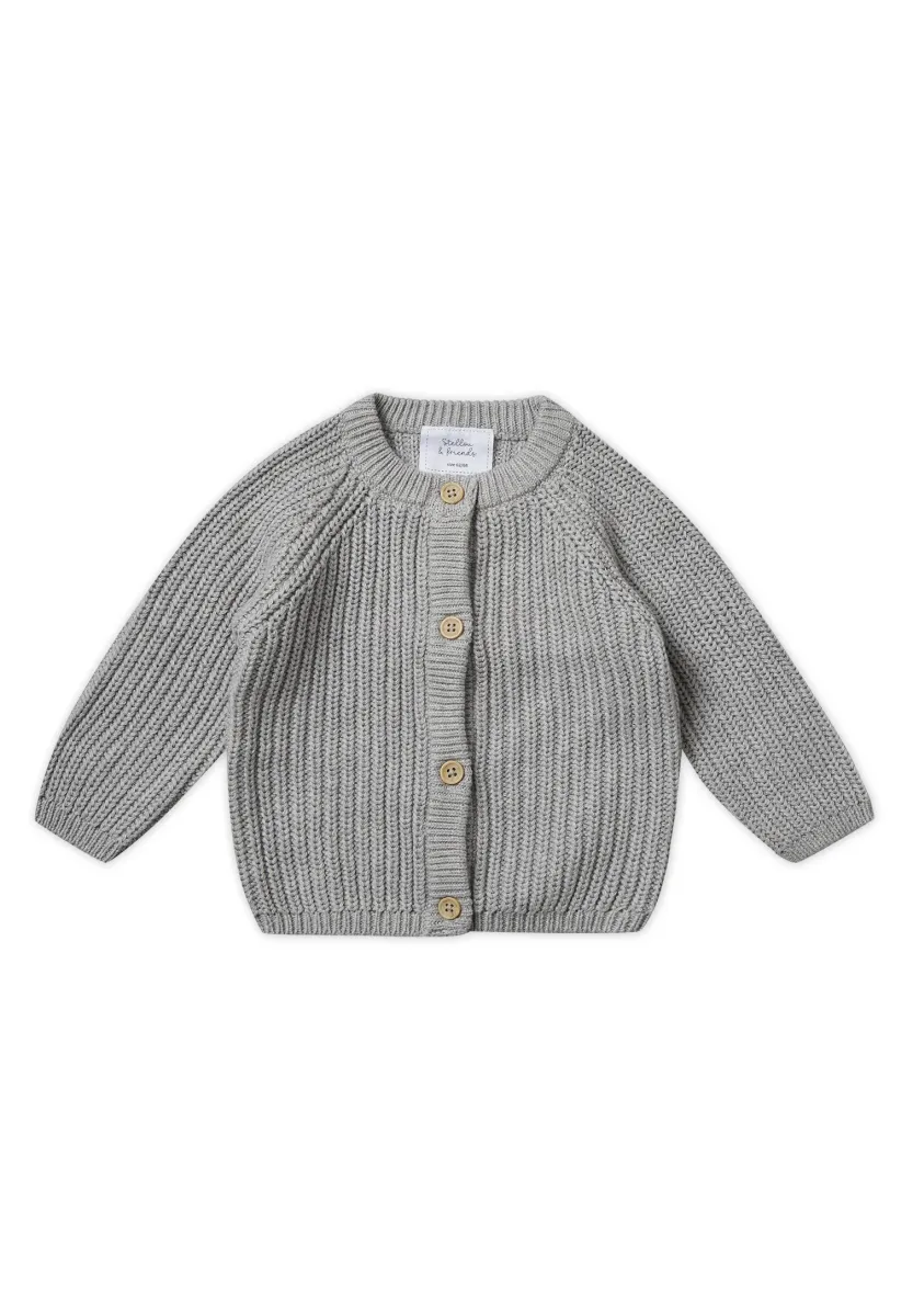 UNISEX - Strickjacke - grau