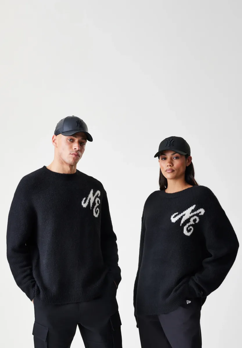 UNISEX - Strickpullover - black