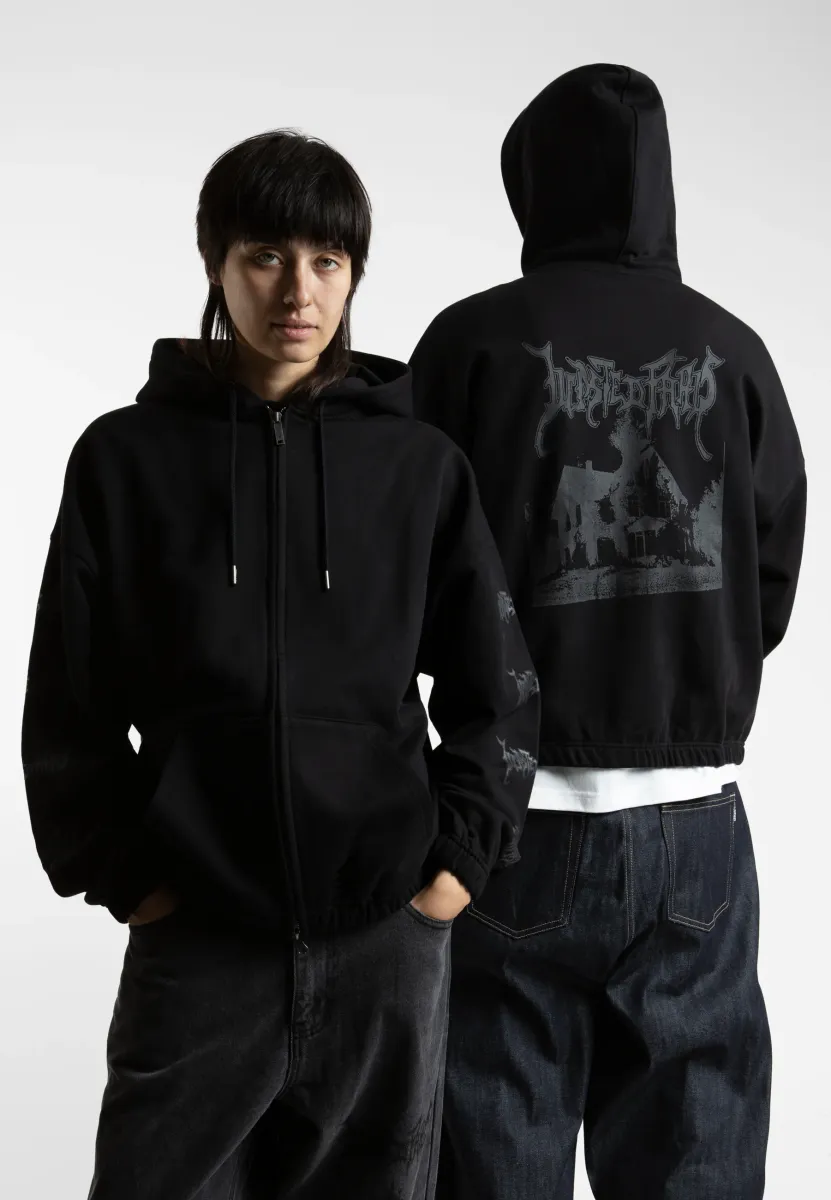 UNISEX - Sweatjacke - black