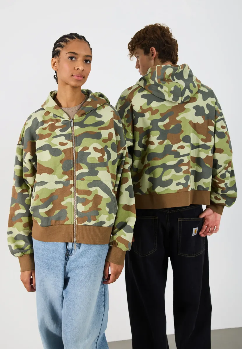 UNISEX - Sweatjacke - camo