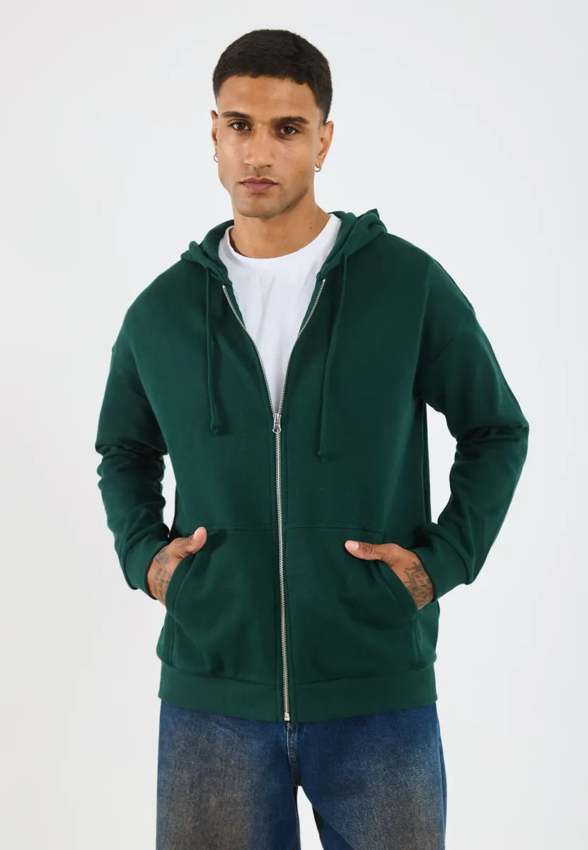 UNISEX - Sweatjacke - dark green