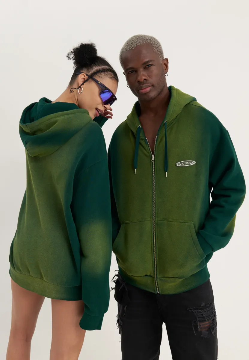 UNISEX - Sweatjacke - dark green