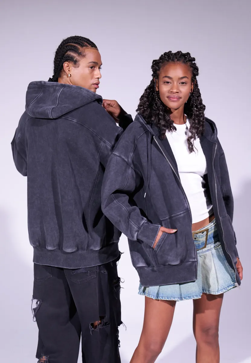 UNISEX - Sweatjacke - dark grey