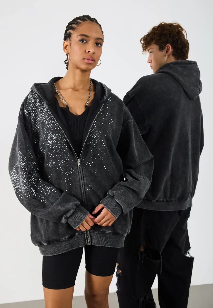 UNISEX - Sweatjacke - gray