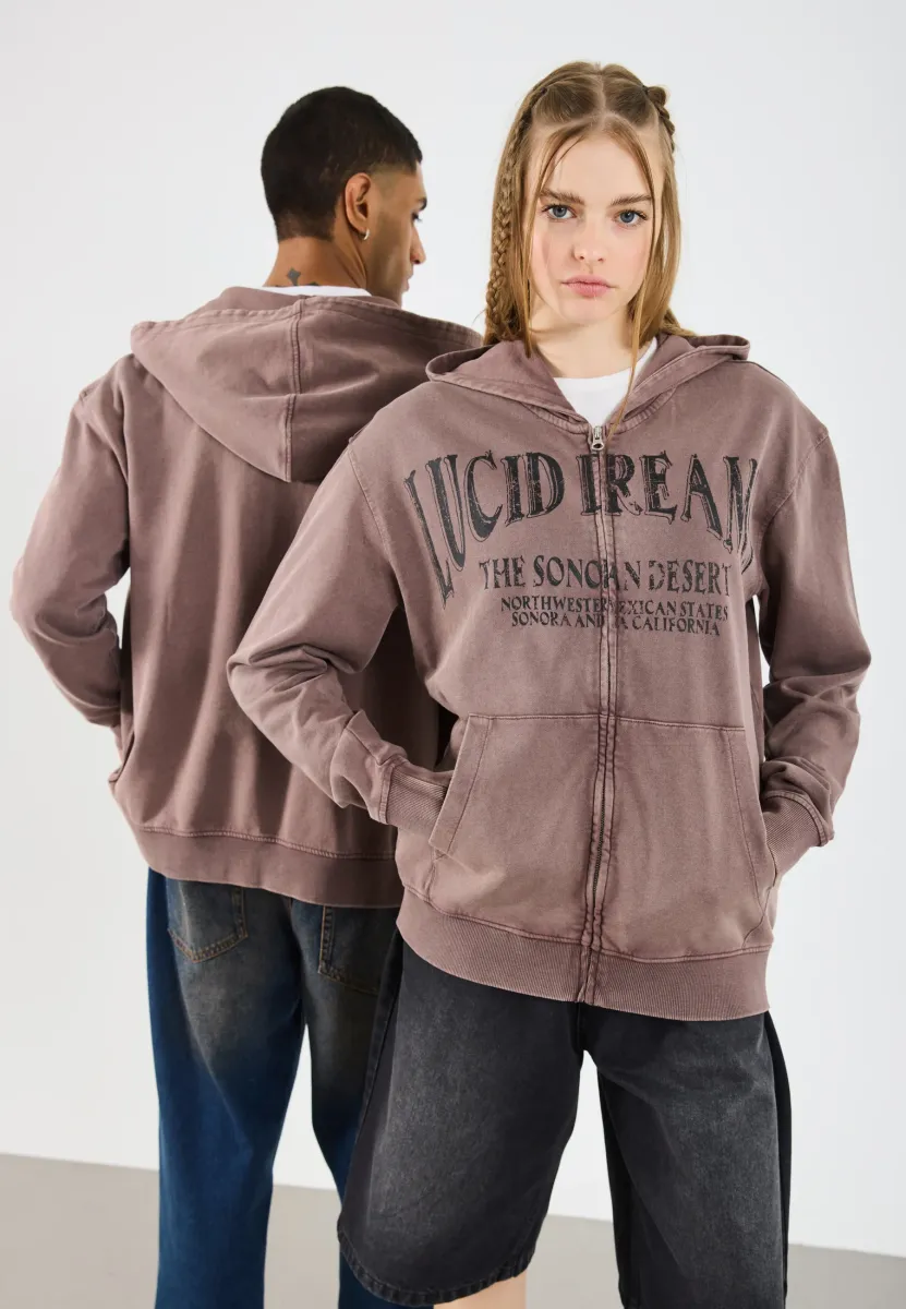 UNISEX - Sweatshirt - brown wash