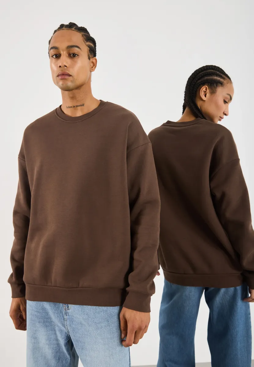 UNISEX - Sweatshirt - brown