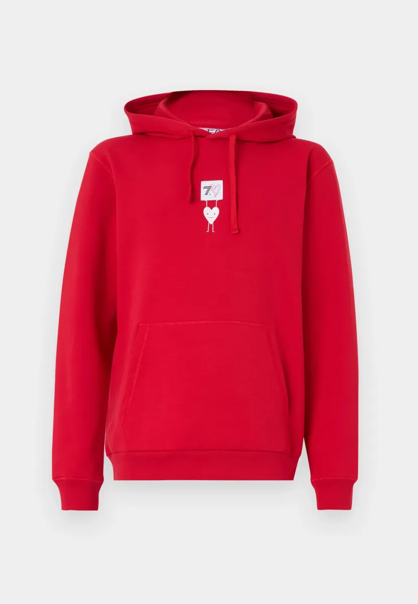 UNISEX - Sweatshirt - red/white