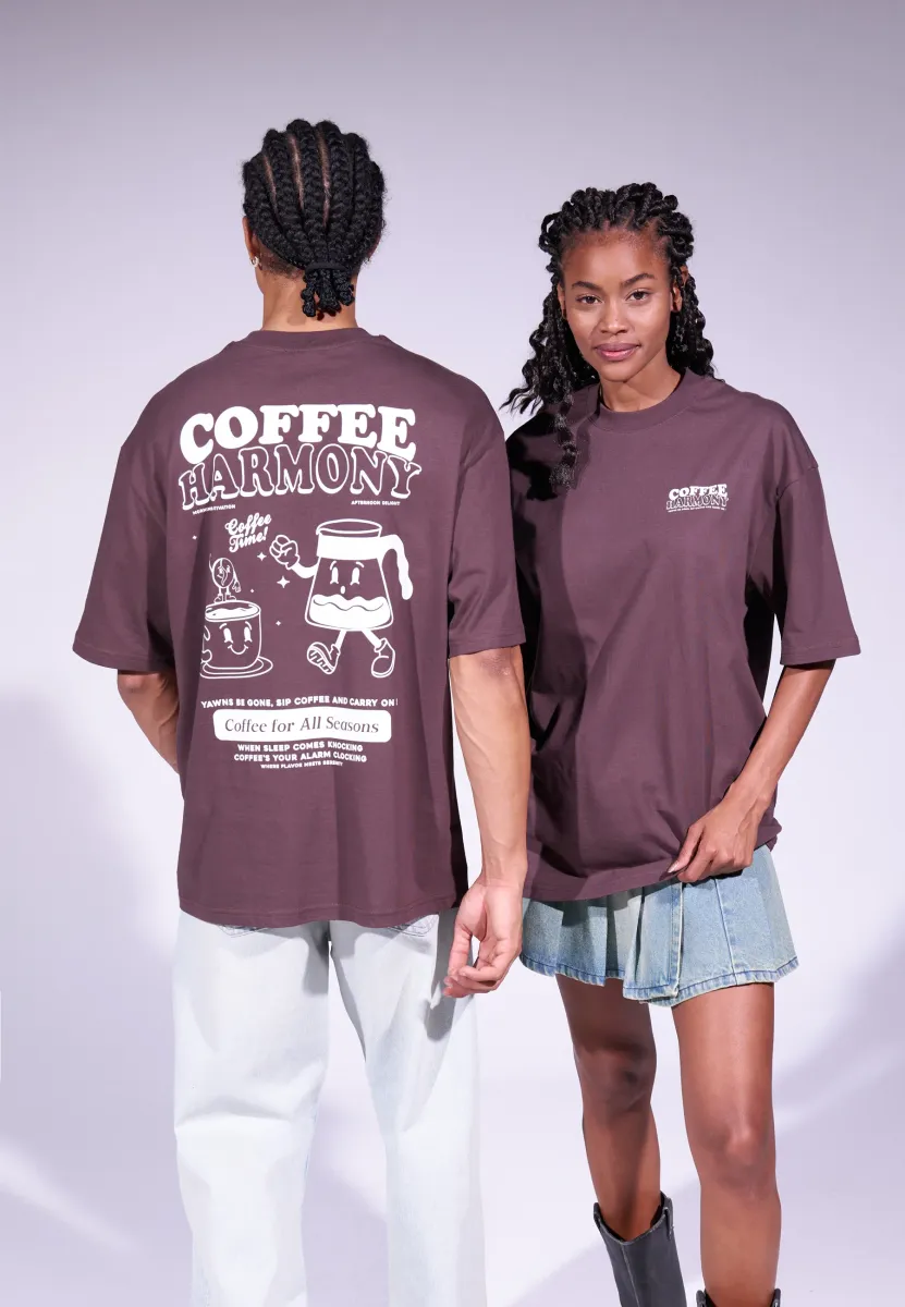 UNISEX - T-Shirt print - brown