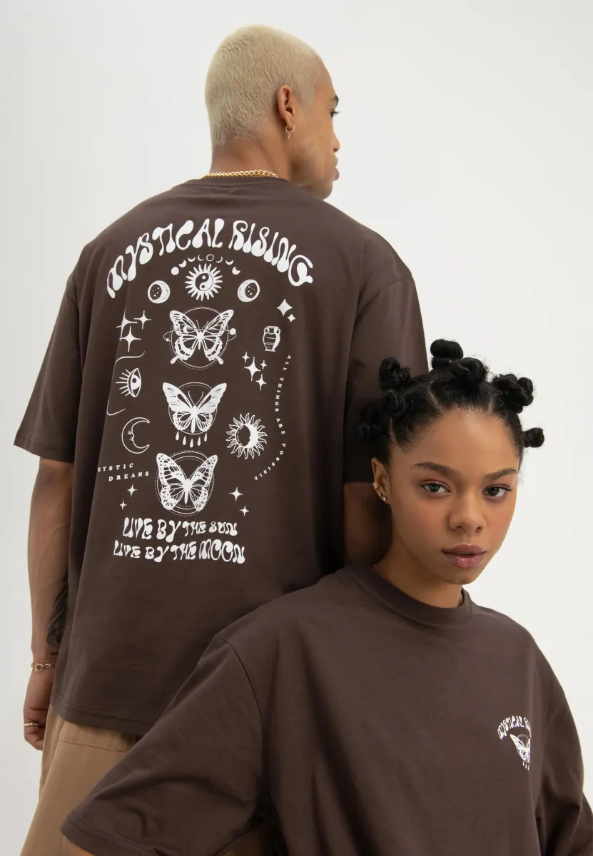 UNISEX - T-Shirt print - brown