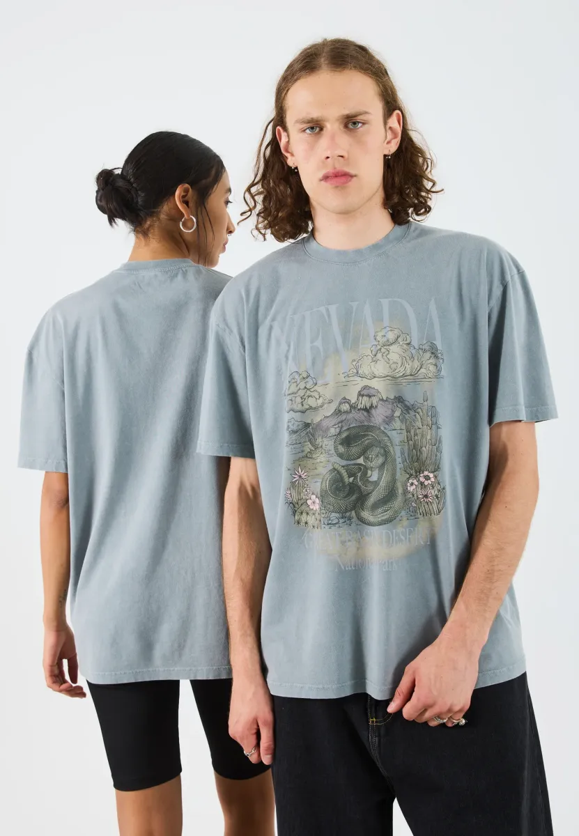 UNISEX - T-Shirt print - charcoal