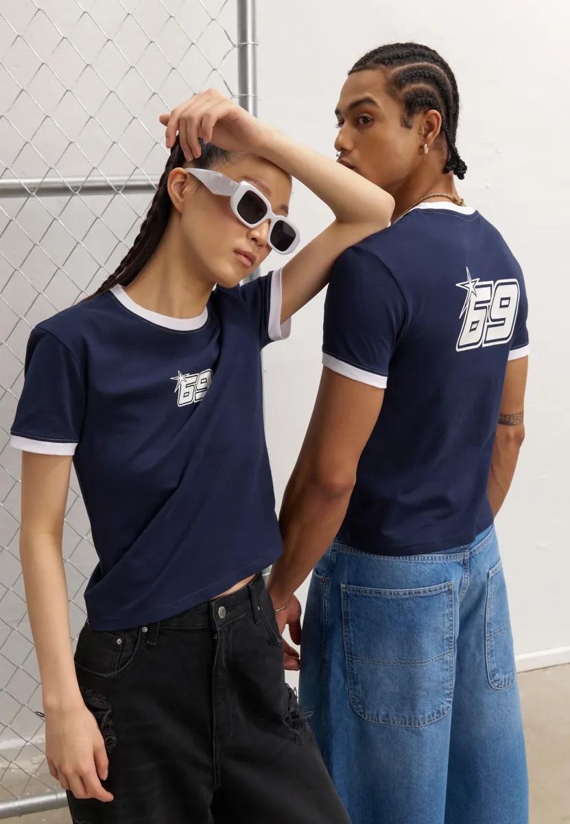 UNISEX - T-Shirt print - dark blue