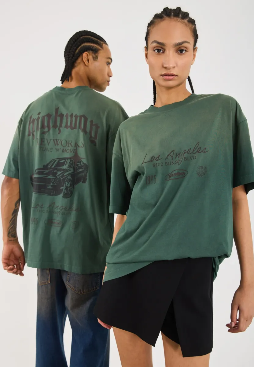 UNISEX - T-Shirt print - green