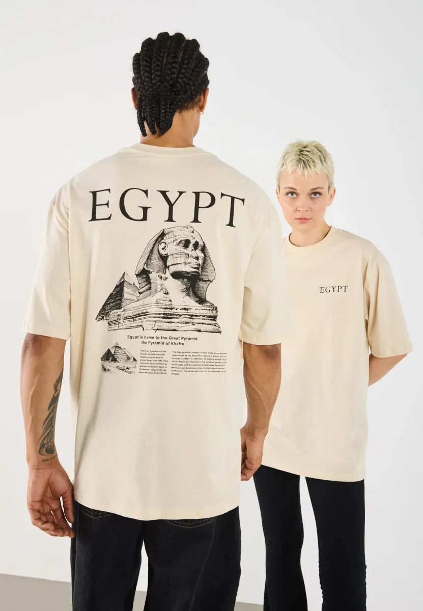 UNISEX - T-Shirt print - oatmeal