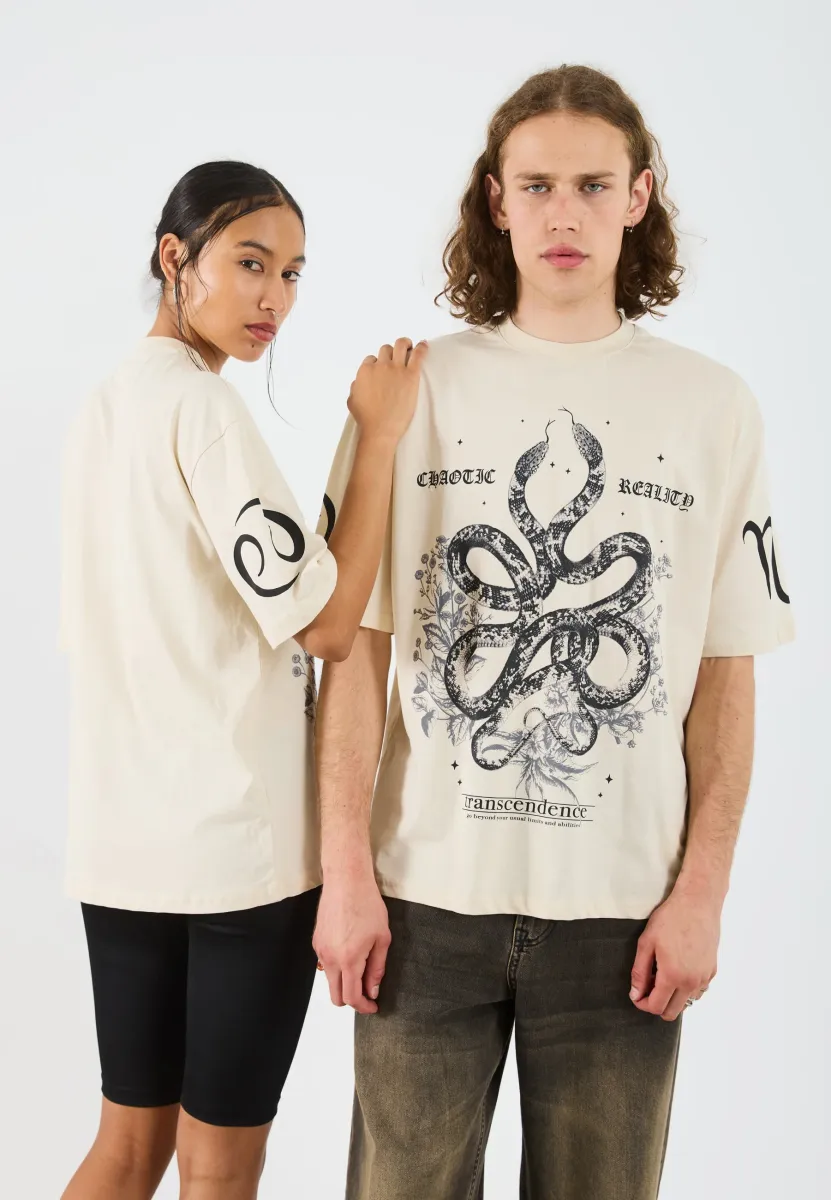 UNISEX - T-Shirt print - tan