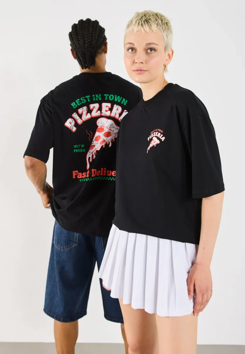 UNISEX - T-Shirt print - true black