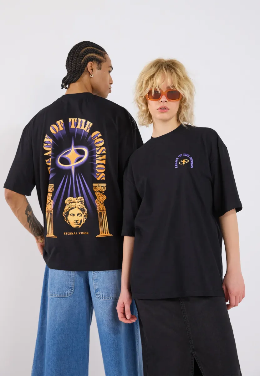 UNISEX - T-Shirt print - true black