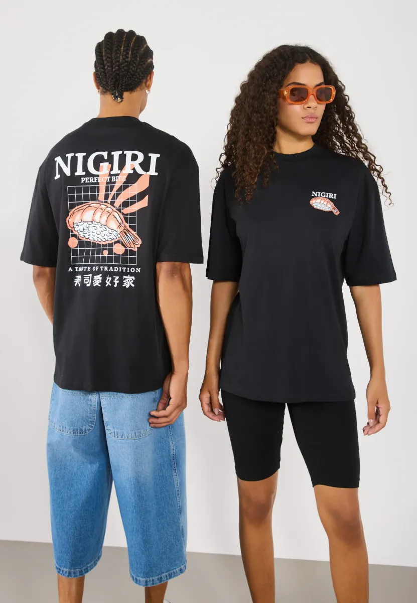 UNISEX - T-Shirt print - true black