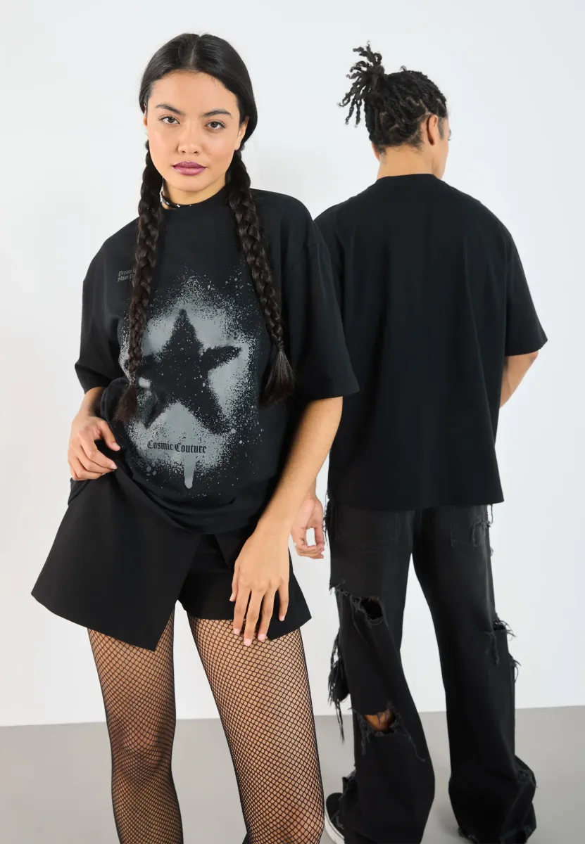 UNISEX - T-Shirt print - true black