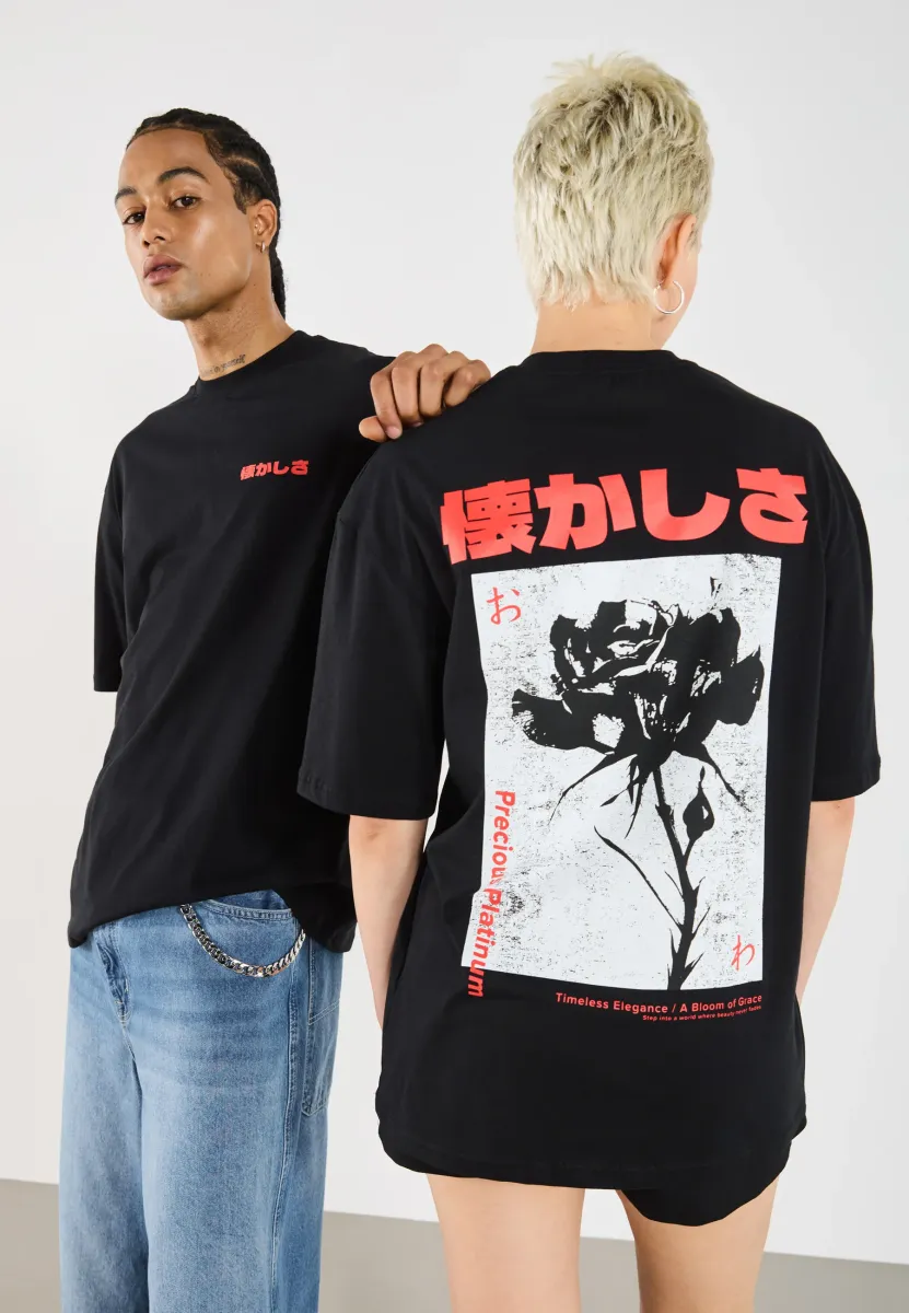 UNISEX - T-Shirt print - true black