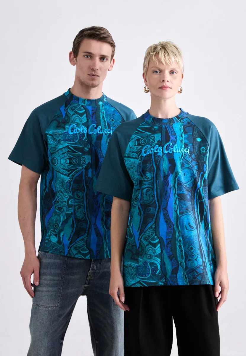 UNISEX - T-Shirt print - turquoise