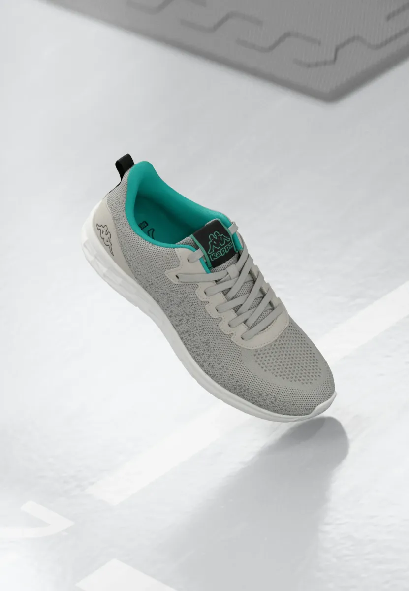 UNISEX - Trainingsschuh - grey mid/neon aqua