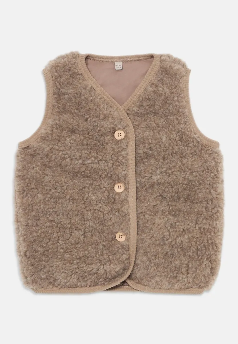 UNISEX - Weste - camel melange