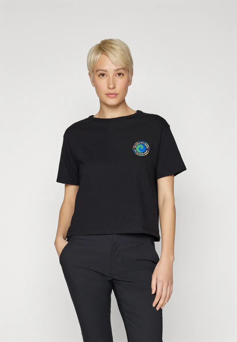 UNITY FITZ EASY CUT RESPONSIBILI-TEE - T-Shirt print - ink black