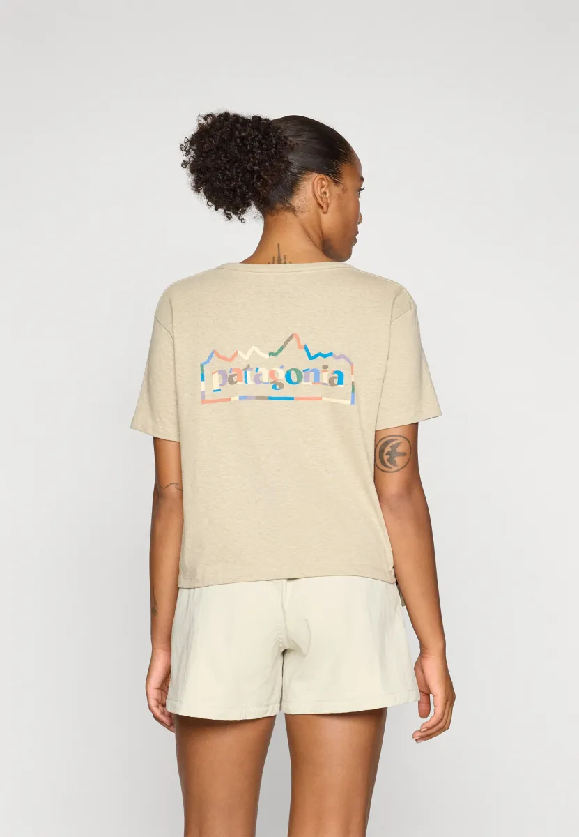 UNITY FITZ EASY CUT RESPONSIBILI-TEE - T-Shirt print - pumice