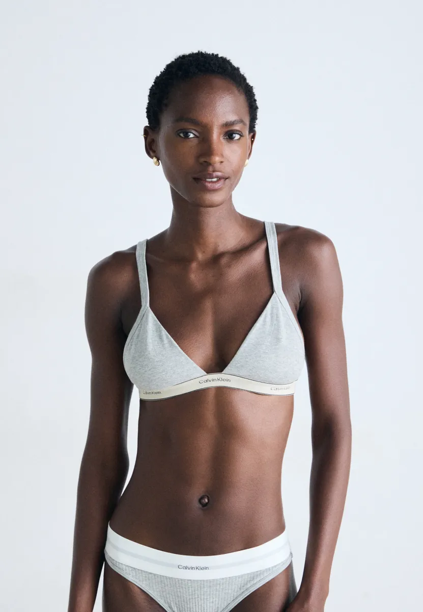 UNLINED HERITAGE  - Triangel BH - grey heather