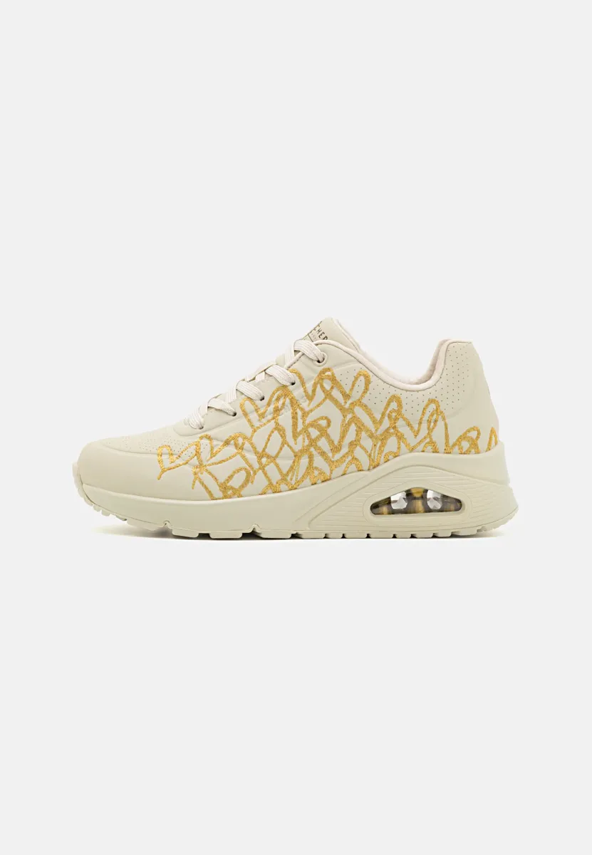 UNO - Sneaker low - natural/gold