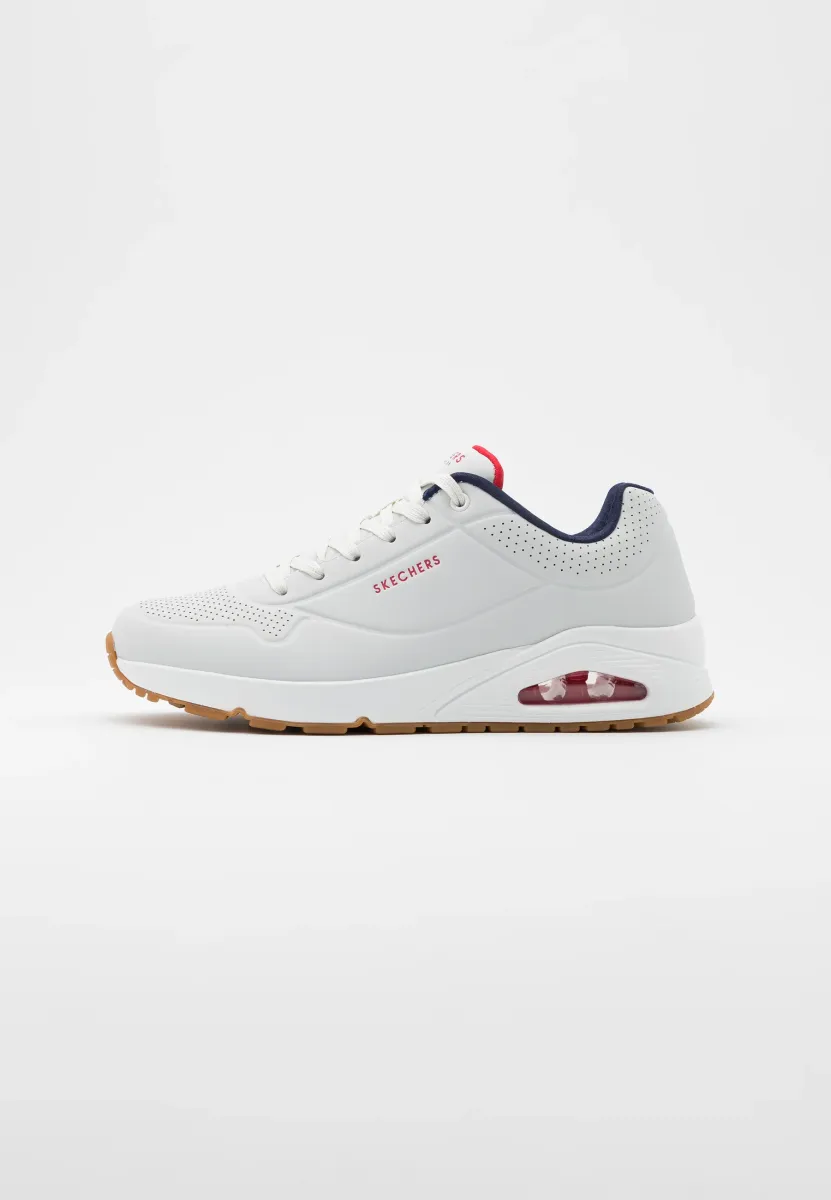 UNO - Sneaker low - white/navy/red