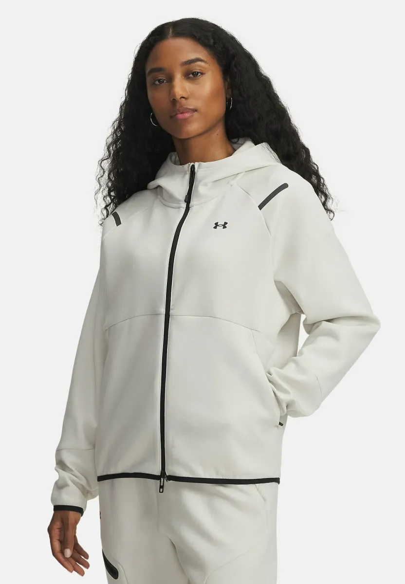 UNSTOPPABLE FLEECE - Sweatjacke - summit white