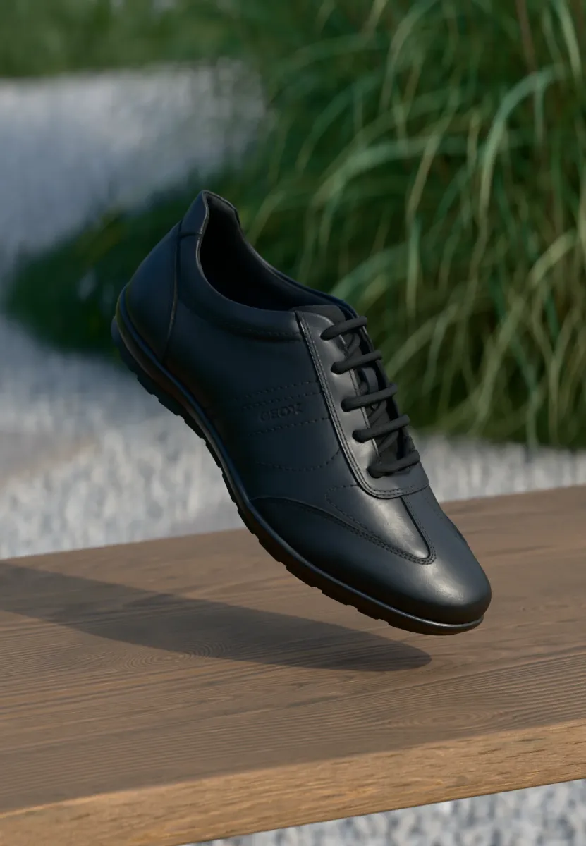 UOMO SYMBOL - Sportlicher Schnürer - black