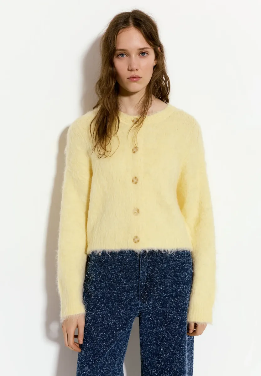 UP - Strickjacke - yellow