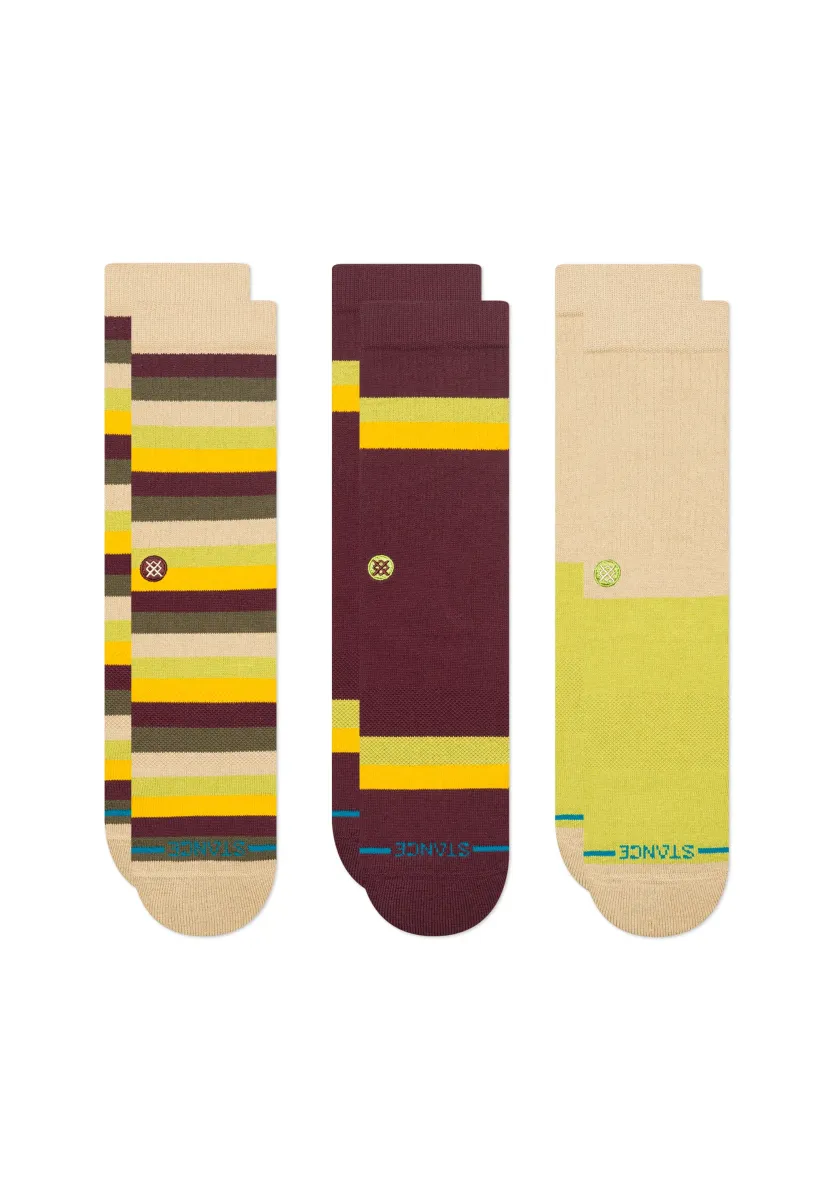 UPSTATE CREW 3 PACK UNISEX - Socken - green