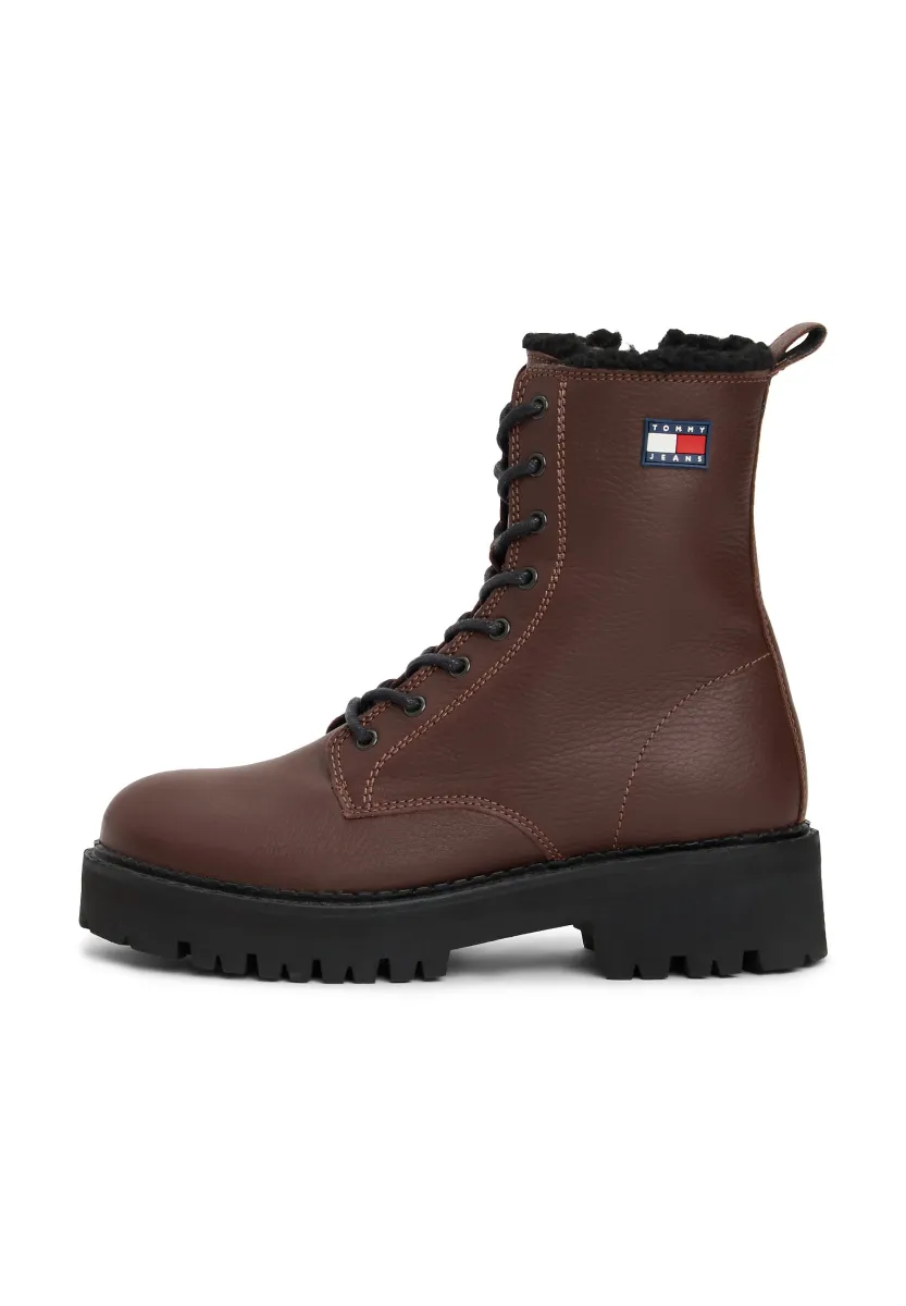 URBAN - Schnürstiefelette - dark mocha