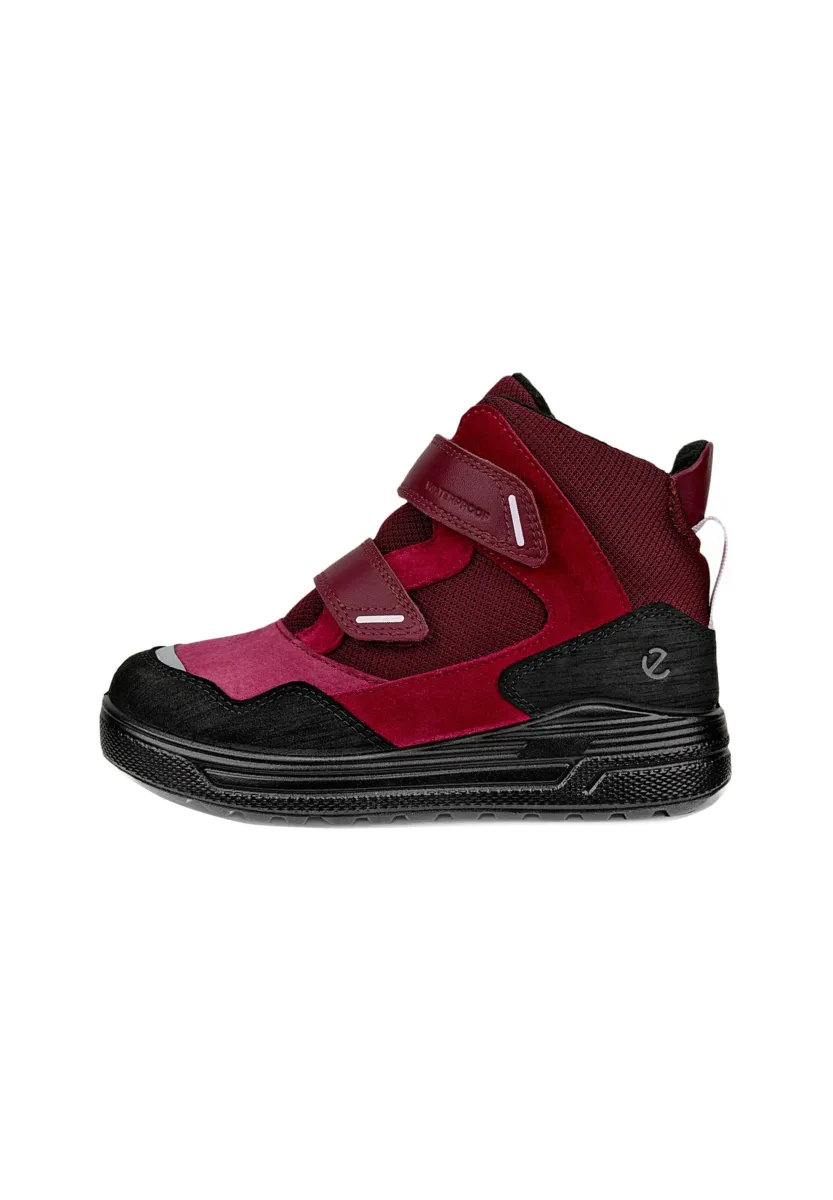 URBAN   - Stiefelette - black red plum dark ruby