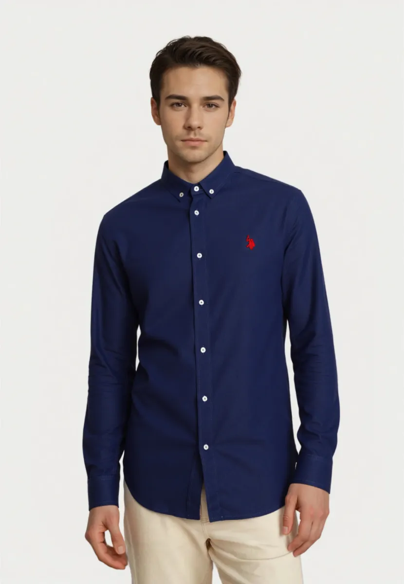 U.S. POLO ASSN. HEMD - Hemd - dunkelbau