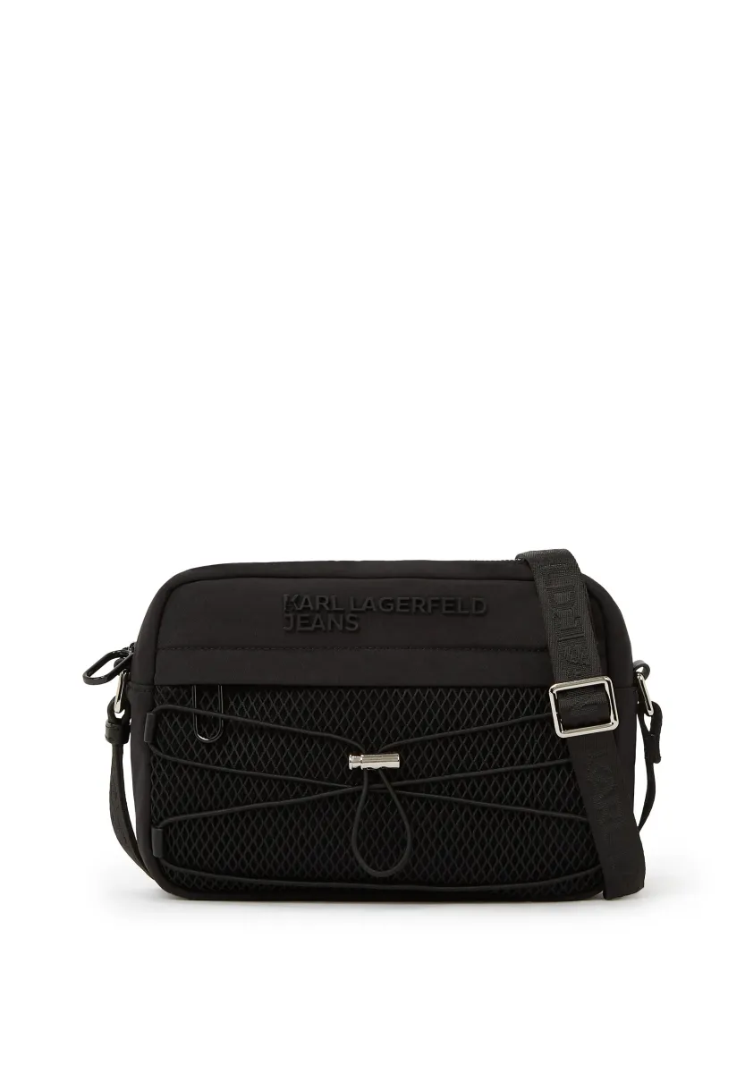 UTILITY DRAWSTRING - Umhängetasche - black