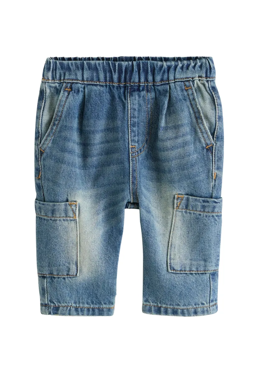 UTILITY - Jeans Straight Leg - mid blue tint denim